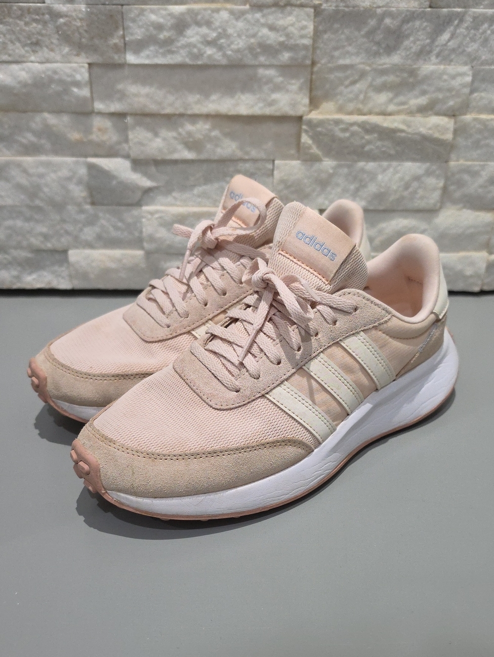 adidas Women's Blush Pink Retro Runner Sneakers